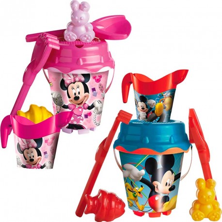 CUBO CASTILLO MICKEY Y MINNIE+ MOLDES Y REGADERA SURTIDO 