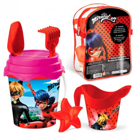 CUBO MOCHILA CASTILLO LADY BUG