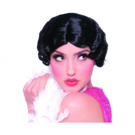 PELUCA MUJER CHARLESTON NEGRA