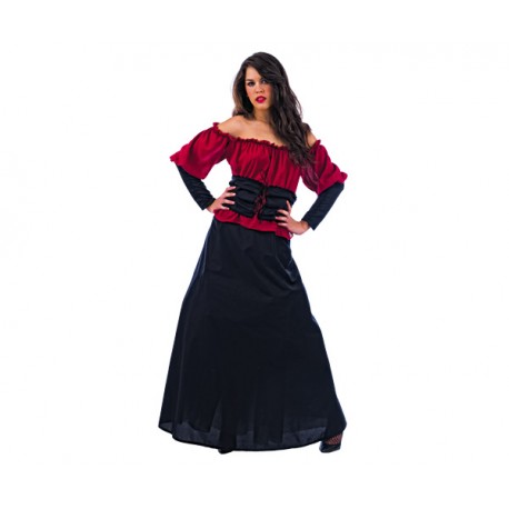 DISFRAZ ADULTO MEDIEVAL ANIA (TALLA S)