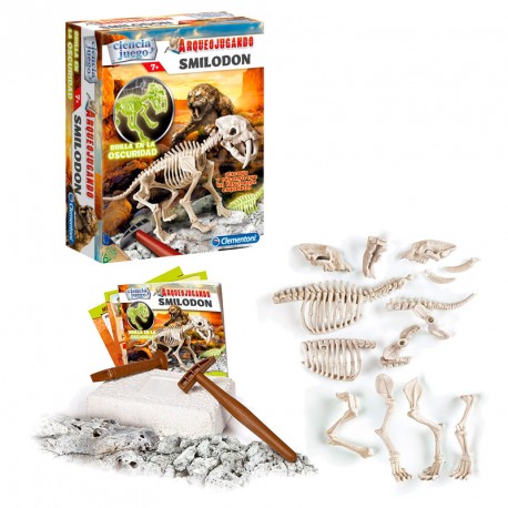 ARQUEOJUGANDO SMILODON FOSFORESCENTE