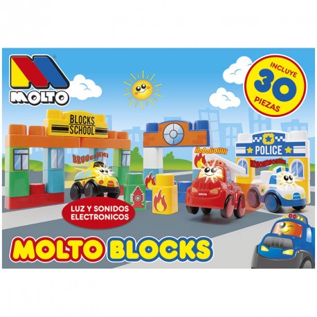 CAJA MOLTO BLOCKS 3 COCHES