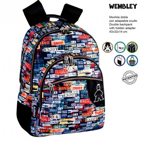 MOCHILA DOBLE CMP WEMBLEY