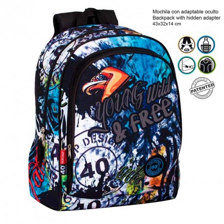 MOCHILA JR. CG WILD AND FREE