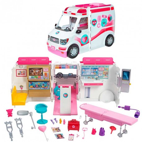 BARBIE AMBULANCIA-HOSPITAL 2 EN 1