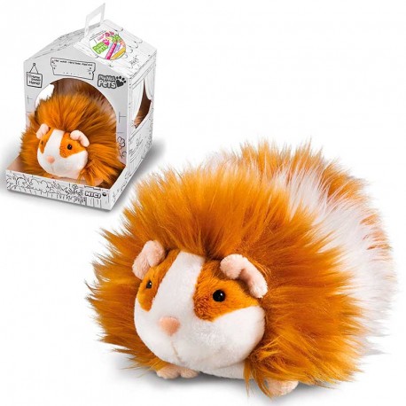 COBAYA PELUCHE ACOSTADO 18 cm. EN CAJA REGALO