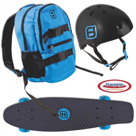 MONOPATIN 22P+CASCO+ MOCHILA