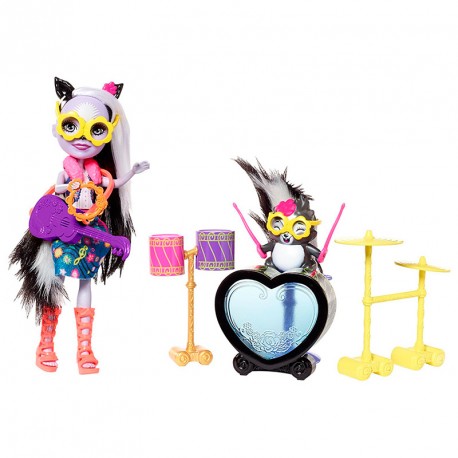 ENCHANTIMALS SAGE SKUNK Y BATERIA ROCKERA