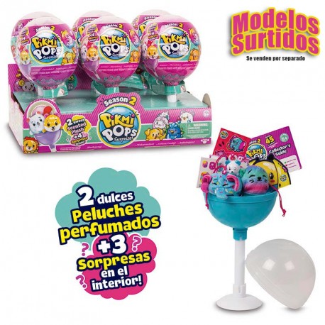 PIKMI POPS- PIRULETA 2 PELUCHES+SORPRESAS