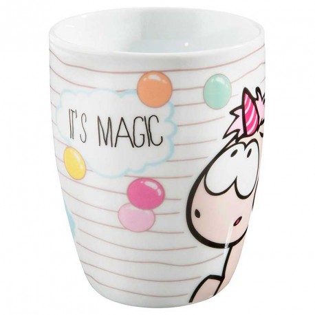 TAZA RAINBOW BUBBLE ITS MAGIC PORCELANA