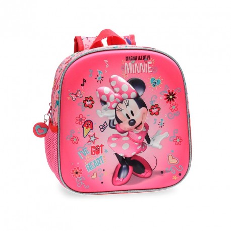 MINNIE STICKERS MOCH.PREESCOLAR 25 cm.FRONTAL 3D