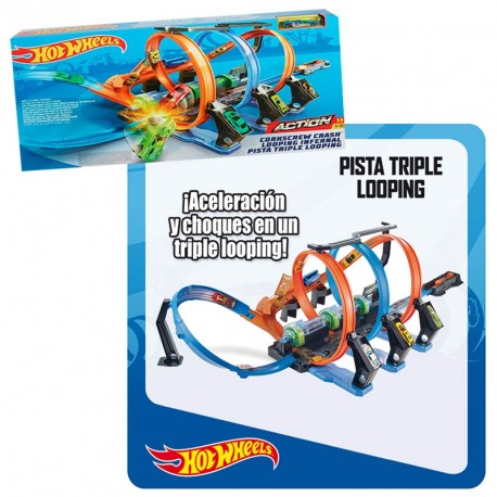 HOT WHEELS PISTA TRIPLE LOOPING