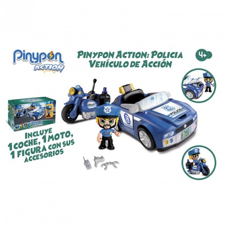 PINYPON ACTION POLICIA VEHICULOS DE ACCION