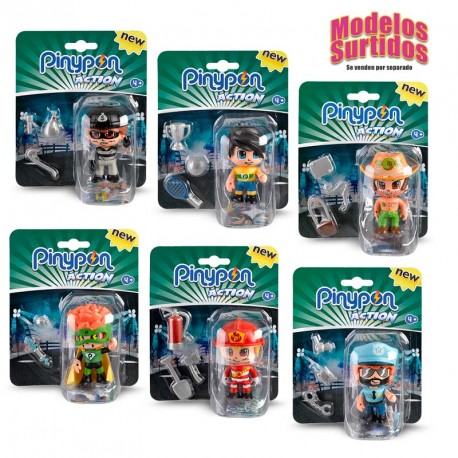 PINYPON ACTION. PACK INDIVIDUAL FIGURAS. CDU