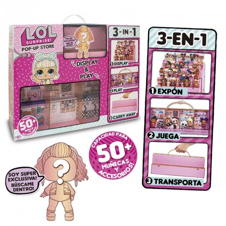 L.O.L SURPRISE POP UP STORE PLAYSET + MUÑECA EXCLUSIVA