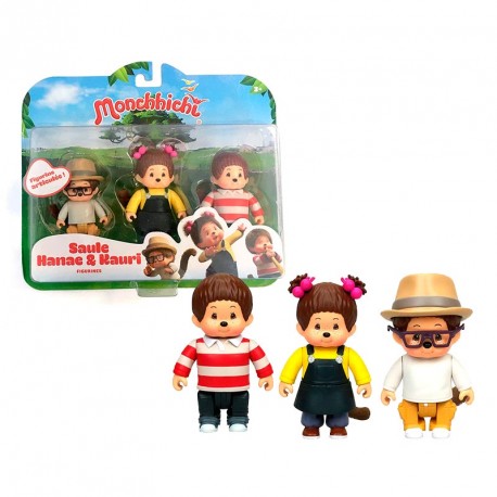 MONCHHICHI PACK 3 FIGURAS