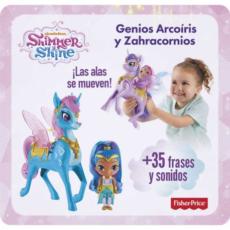 SHIMMER AND SHINE GENIOS ARCOIRIS Y ZAHRACORNIOS