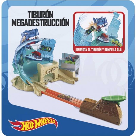 HOTWHEELS TIBURON MEGADESTRUCCION