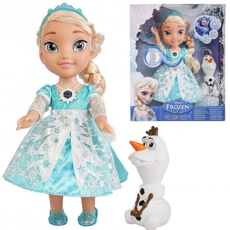 FROZEN ELSA VESTIDO LUMINOSO (35 CM)