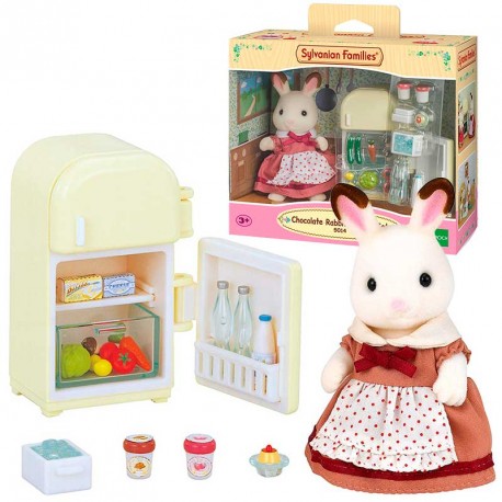 SYLVANIAN SET DE NEVERA TERI CONEJO CHOCOLATE