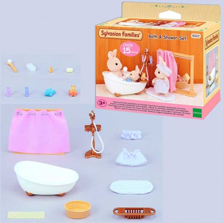 SYLVANIAN SET BAÑO Y DUCHA