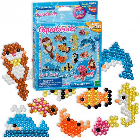 AQUABEADS SET ANIMALES DEL MUNDO MARINO