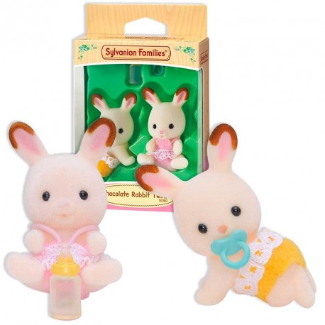 SYLVANIAN GEMELOS CONEJO CHOCOLATE