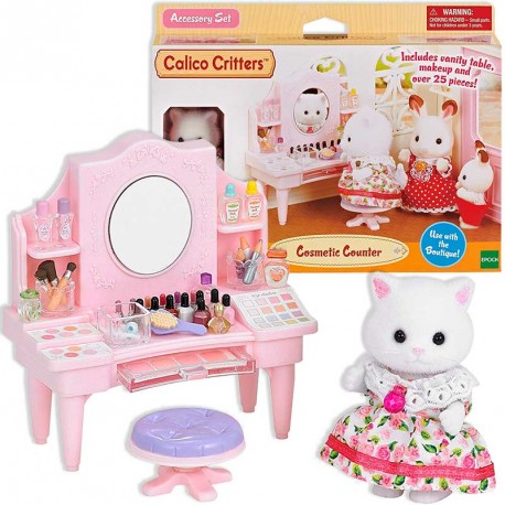 SYLVANIAN SET TOCADOR Y COSMETICOS