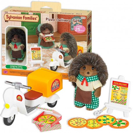 SYLVANIAN SET REPARTIDOR DE PIZZAS