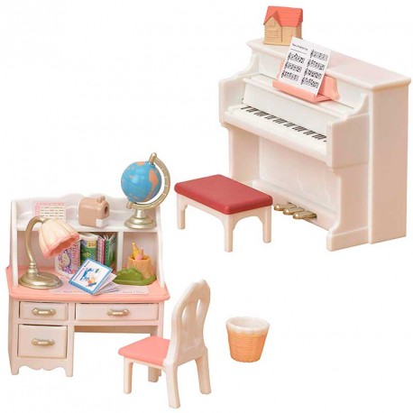 SYLVANIAN SET PIANO Y ESCRITORIO