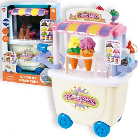 Preescolar Verter Gimnasia CARRO HELADOS PLASTILINA - Din y Don