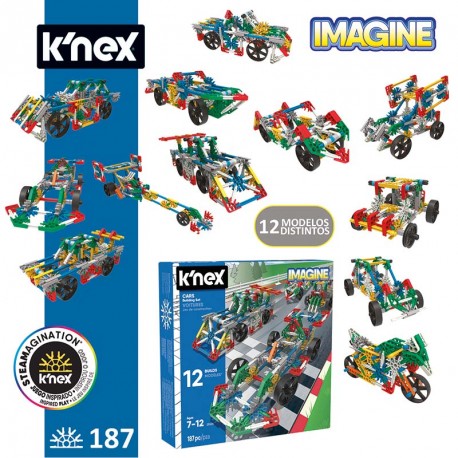 KNEX IMAGINE VEHICULO SET CONSTRUCCION +187 PZS.