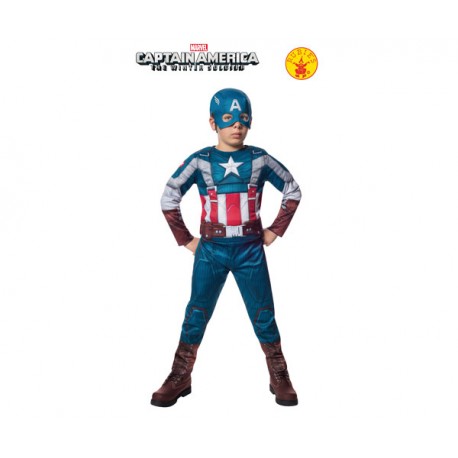 DISFRAZ INFANTIL CAPITAN AMERICA WS RETRO MUSCULOSO