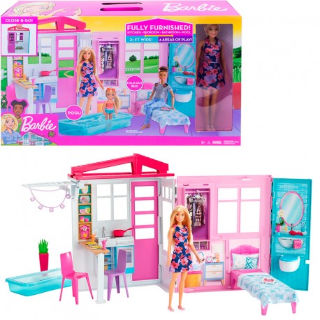 BARBIE CASA CON MUÑECA