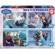 PUZZLE MULTI 4 PUZZLES FROZEN 50P+