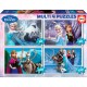 PUZZLE MULTI 4 PUZZLES FROZEN 50P+