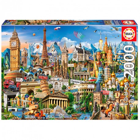 PUZZLE 2000P SIMBOLOS DE EUROPA