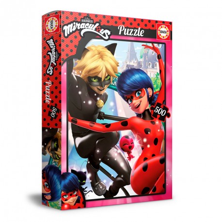 PUZZLE 500P MIRACULOUS LADYBUG T2