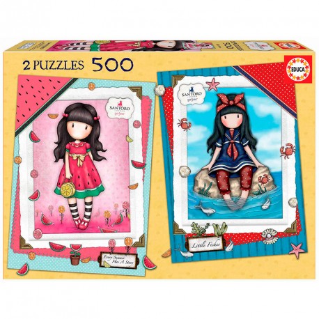 PUZZLE 2X500P EVERY SUMMER HAS A STORY + LITTLE FISHES GORJUSS