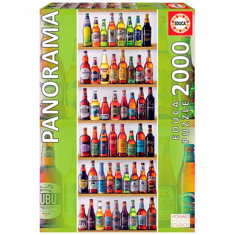 PUZZLE 2000P CERVEZAS DEL MUNDO PANORAMA