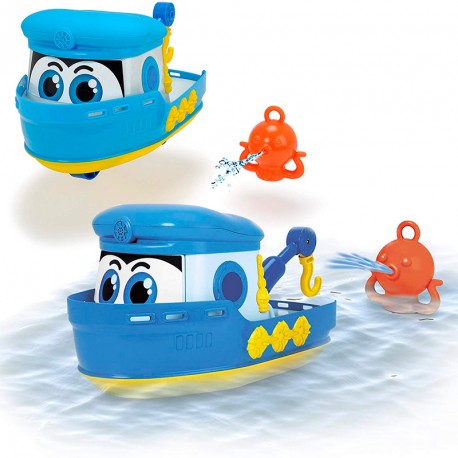 HAPPY SERIES BAÑO- BARCO CON RUEDAS 25 cm.