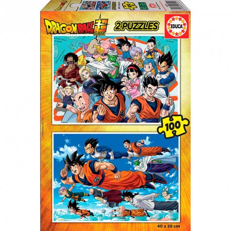 PUZZLE 2x100P DRAGON BALL