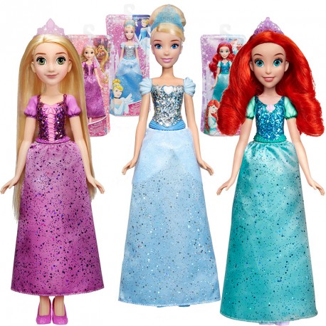 DISNEY PRINCESS MUÑECAS BRILLO REAL A