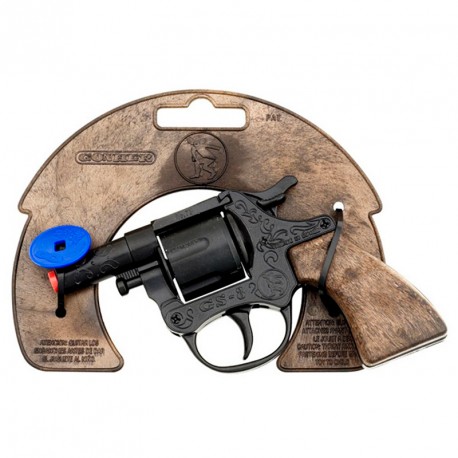 REVOLVER POLICIA 8 TIROS, NEGRA