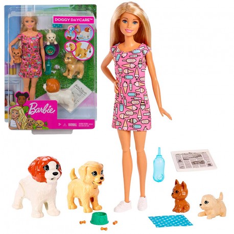 BARBIE Y SU GUARDERIA DE PERRITOS