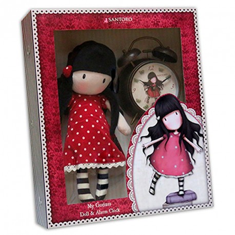 SET DE REGALO MUÑECA Y DESPERTADOR NEW HEIGHTS