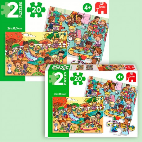 PUZZLE 2X20P PARQUE Y HAB. DE JUEGOS