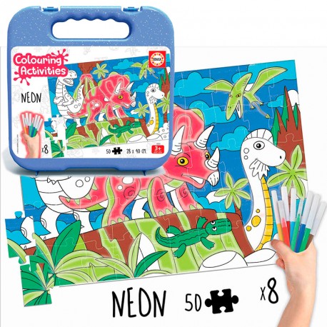 50 DINOSAURIOS COLOURING ACTIVITIES