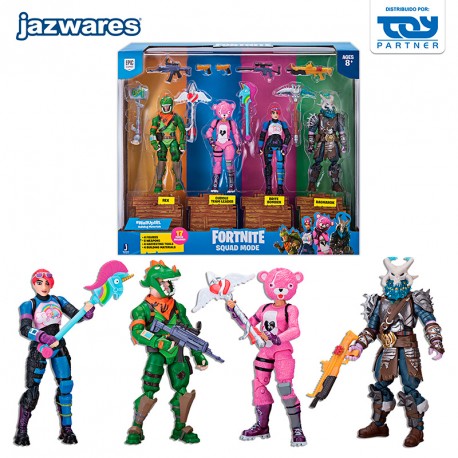 FORTNITE PACK 4 FIGURAS SQUAD MODE