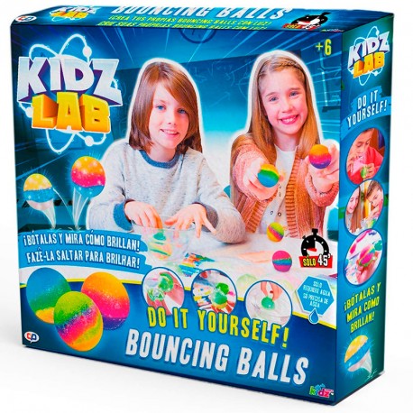 JUEGO LABORATORIO PARA DISENAR PELOTAS SALTARINAS KIDZ LAB Din y Don